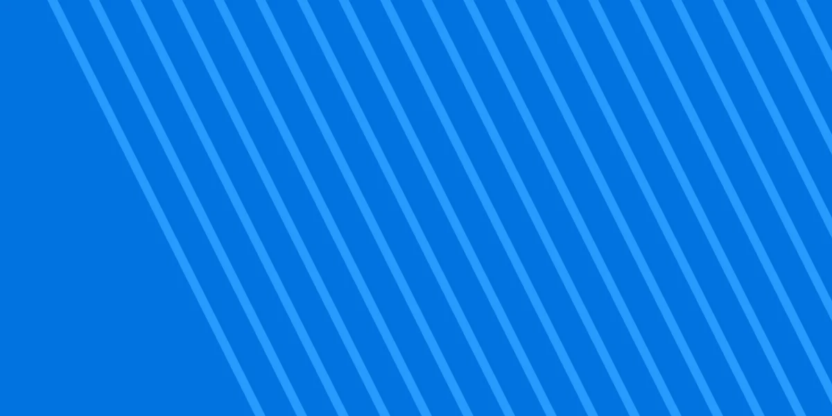 Fachada azul con líneas diagonales